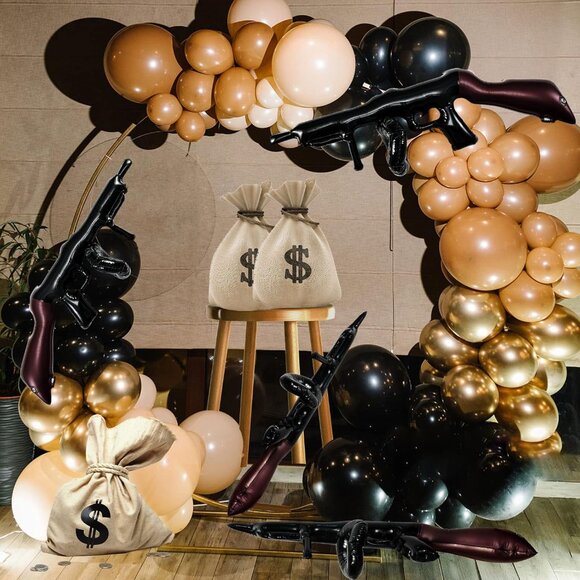 6 Pcs Inflatable Gun Prop, Inflatable Prop Gun for Cosplay, Costume Accessories - Picture 7 of 7